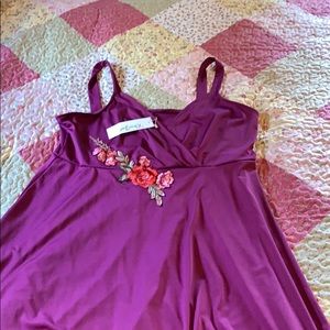Rosegal purple sleeveless dress NWT